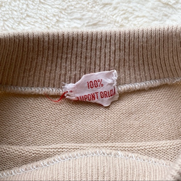 Vintage 50’s DuPont orlon tan shirt - Picture 2 of 10